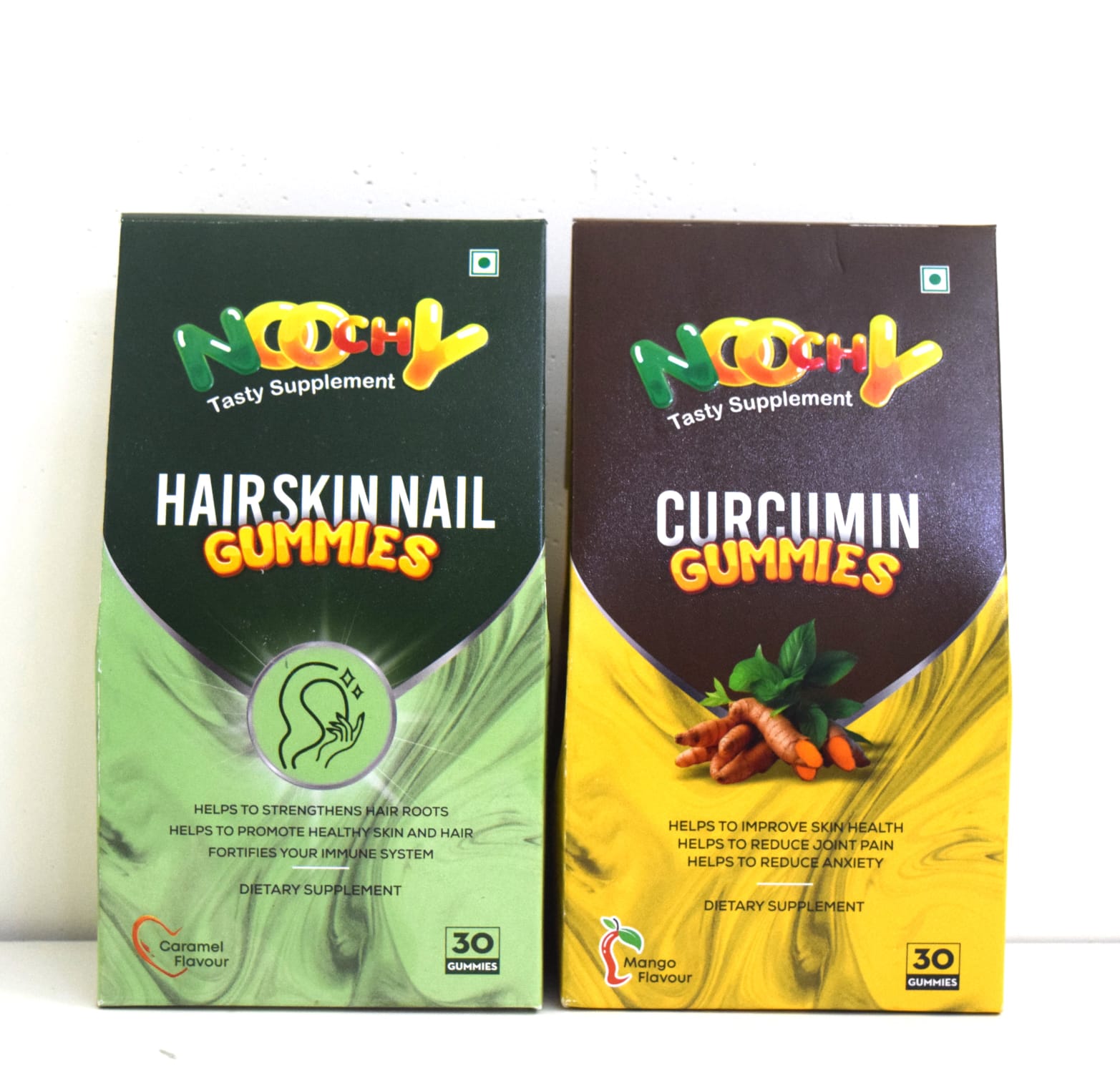 Noochy Hairskinnail and Curcumin Gummies