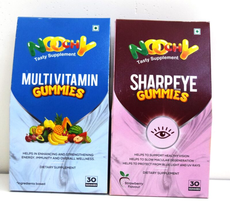 Noochy Multivitamin and Sharpeye Gummies
