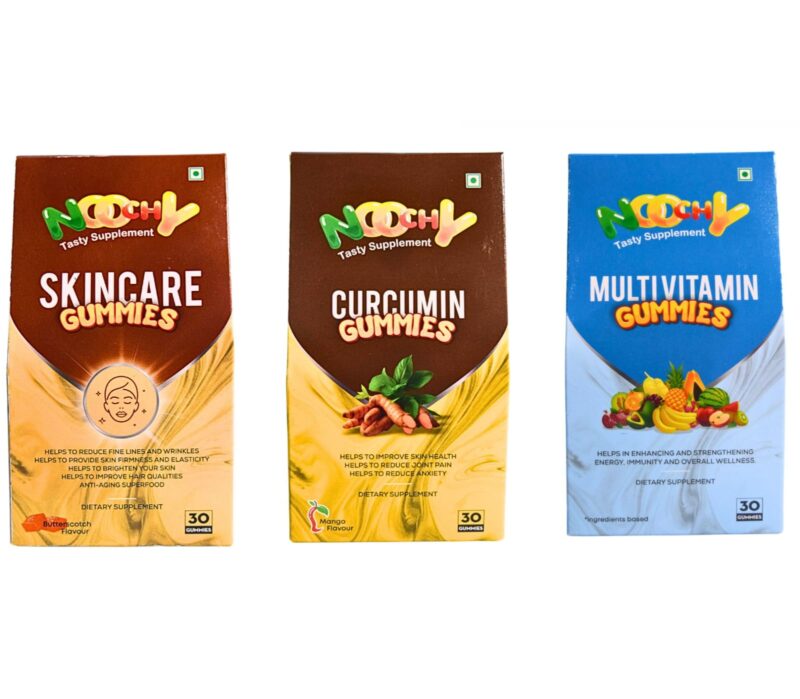 Noochy  Skincare, curcumin and Multivitamin Gummies
