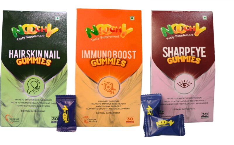 Noochy  Hairskinnail, immunoboost and Sharpeye Gummies